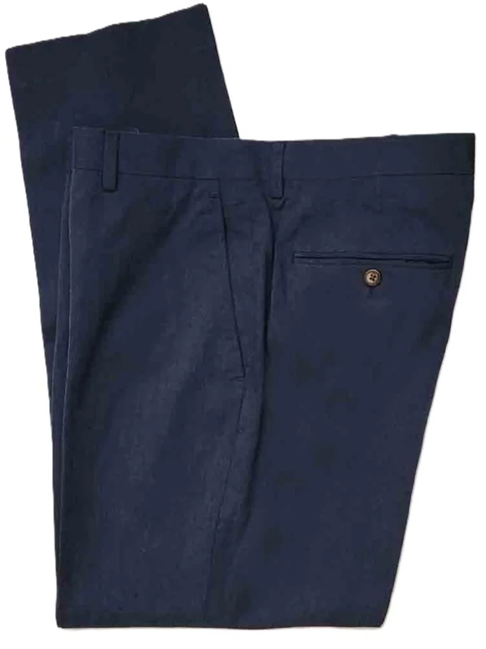 J.Crew Slim Fit Ludlow Linen Cotton Dress Pants Navy Blue 34 X 30 Men's